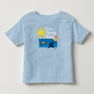 Dads Diving Buddy Design - Toddler Fine Jersey T-S Kinder Shirts