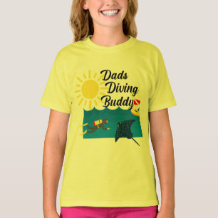 Dads duikboeddontwerp - Meisjes' Basic T-Shirt