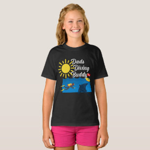 Dads duikboeddontwerp - Meisjes' Basic T-Shirt