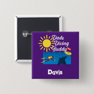 Dads duikboeddontwerp - Square Button