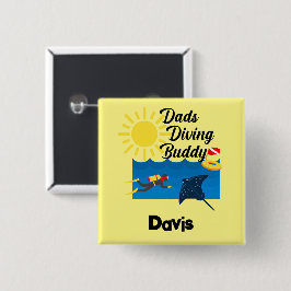 Dads duikboeddontwerp - Square Button