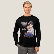 Dad's Embrace - Oprechte vader en kind longsleeve