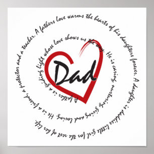 Dads en vaderdag poster