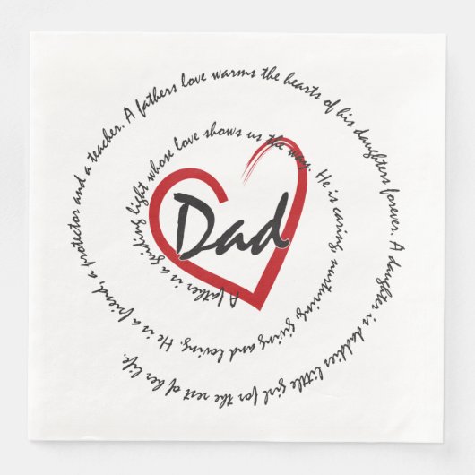 Dads en vaders servet (Voorkant)