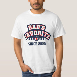 Dad's Favorite Athletic Customizable   T-shirt