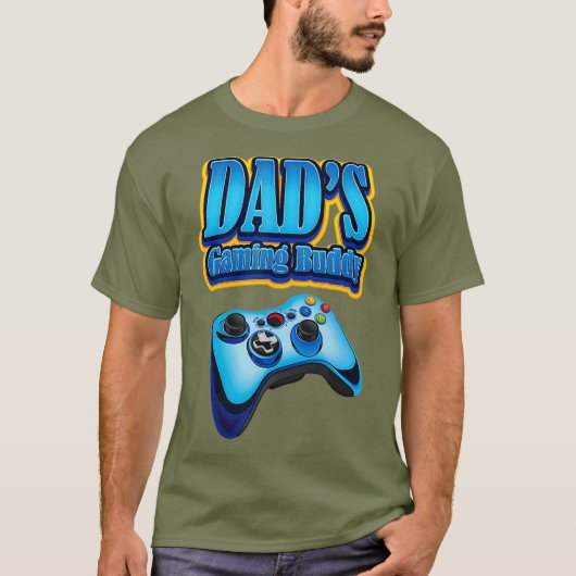 Dads Gaming Buddy T-shirt (Voorkant)