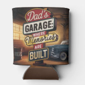 Dad's Garage Retro Automotive Sign Blikjeskoeler (Achterkant)