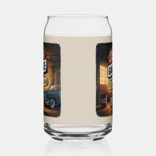 Dad's Garage Retro Automotive Sign Blikvorm Glas (Links)