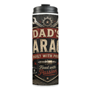 Dad's Garage Thermische Tumbler voor Mechanici en  Thermosbeker