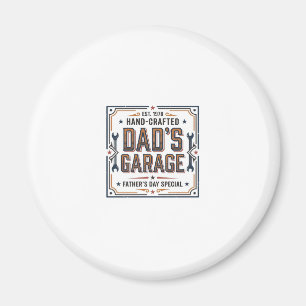 Dads Garage Vintage Vaderdag Magneet