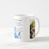 DAD's gedicht en 2 FOTO'S - Houd Mijn handafdruk v Koffiemok (Voorkant rechts)