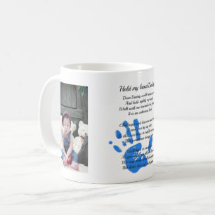 DAD's gedicht en 2 FOTO'S - Houd Mijn handafdruk v Koffiemok