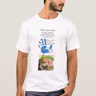 DADs Gedicht FOTO - Houd Mijn Hand Handafdruk T-shirt