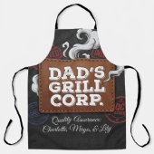 Dad's Grill Corp. Gepersonaliseerd Schort (Voorkant)