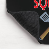 Dads Grill Squad Funny BBQ Vaderdag Muismat (Hoek)