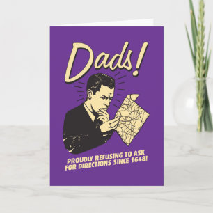 Dads: Het weigeren om Richtingen te vragen Kaart