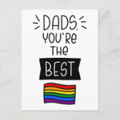 Dads, je bent de beste - Vaderdag trots Briefkaart (Voorkant)