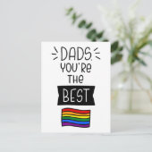 Dads, je bent de beste - Vaderdag trots Briefkaart (Staand voorkant)