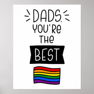 Dads, je bent de beste - Vaderdag trots Poster