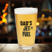 Dad's Jet Fuel & Vliegtuig, Vriendje Man, Grappig Glas
