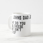 DADS JOKE 101 Vaderdag Black Koffiemok (Voorkant links)