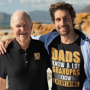 Dads kennen een hoop opa's die alles weten t-shirt