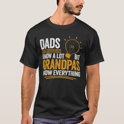 Dads kennen veel, maar ze weten alles t-shirt (Voorkant)