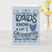 Dads kennen veel, opa weet alles kaart (Gele Bloem)