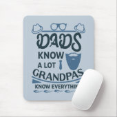 Dads kennen veel, opa weet alles muismat (Met muis)