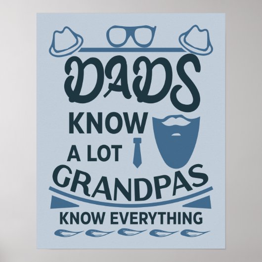 Dads kennen veel, opa weet alles poster (Voorkant)