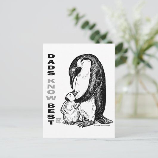 Dads Know Best Briefkaart (Staand voorkant)