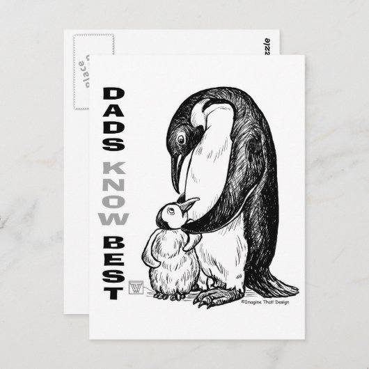 Dads Know Best Briefkaart (Voorkant / Achterkant)