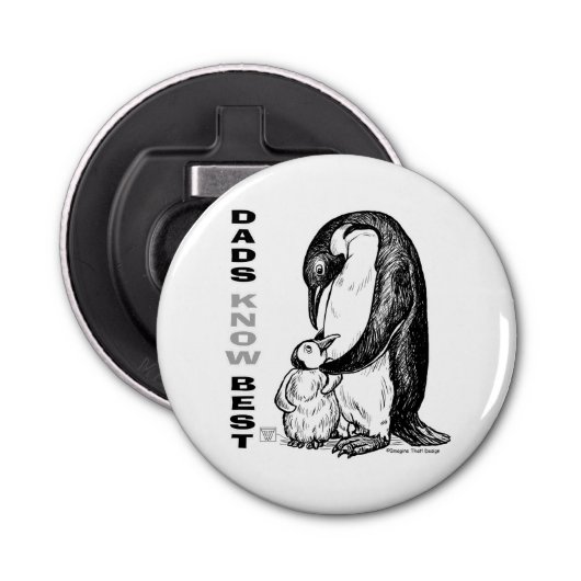 Dads Know Best Button Flesopener (Voorkant)