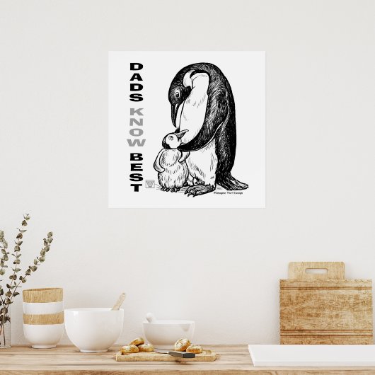 Dads Know Best Poster (Keuken)