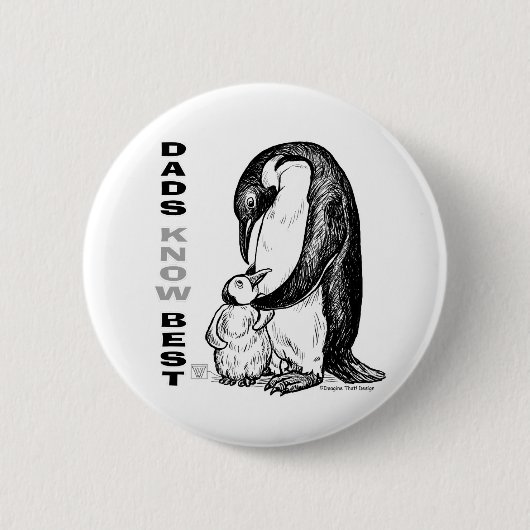 Dads Know Best Ronde Button 5,7 Cm (Voorkant)