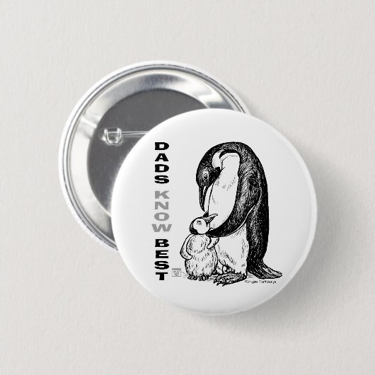 Dads Know Best Ronde Button 5,7 Cm (Voorkant /achterkant)