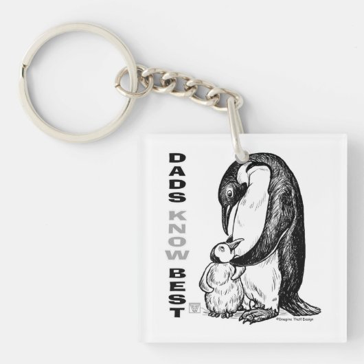 Dads Know Best Sleutelhanger (voorkant)