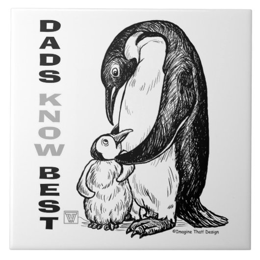 Dads Know Best Tegeltje (Voorkant)