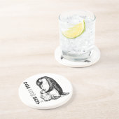 Dads Know Best Zandsteen Onderzetter (Zijkant)