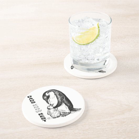 Dads Know Best Zandsteen Onderzetter (Zijkant)