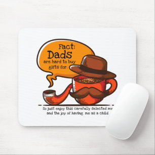 Dads kunnen moeilijk cadeaus kopen voor muismat