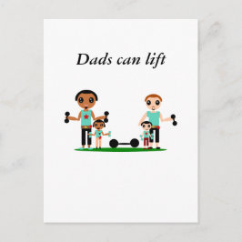 Dads kunnen worden opgeladen briefkaart