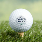 Dad's Lucky Golf Bal Moderne Golf Kunst (Insitu Shirt)