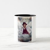 Dad's memorial mug tweekleurige koffiemok (Center)