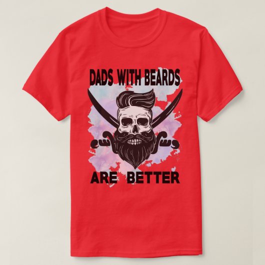 Dads met baarden zijn beter CLASSIC TSHIR3 T-shirt (Design voorkant)