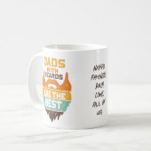 Dads met een laag oppervlak zijn de beste Vaderdag Koffiemok (Voorkant links)