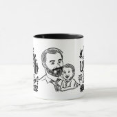 Dads met loopvlakken zijn betere Vaderdag Mok (Midden)