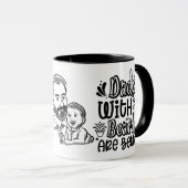 Dads met loopvlakken zijn betere Vaderdag Mok (Voorkant rechts)