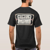 dad's official day off pass t-shirt (Achterkant)