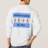 Dads Ogden Longsleeved T-Shirt - Chi Flag Logo (Achterkant)